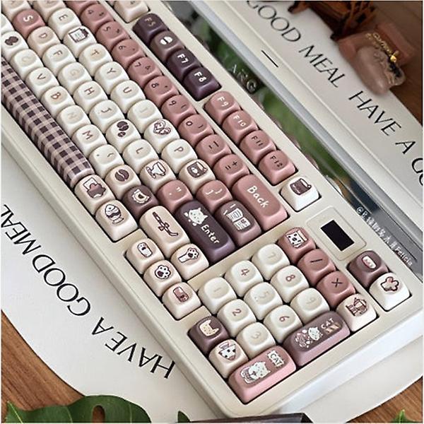  SPM Soulcat 고함량 PBT 염료승화 영문 키캡 141키 커스텀키보드 교체용 (고양이카페)