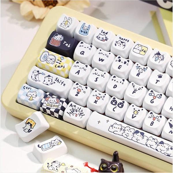 SPM Soulcat 고함량 PBT 염료승화 영문 키캡 164키 커스텀키보드 교체용 (고양이하루)