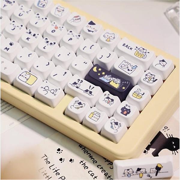  SPM Soulcat 고함량 PBT 염료승화 영문 키캡 164키 커스텀키보드 교체용 (고양이하루)