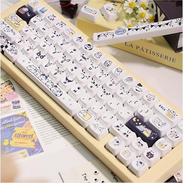  SPM Soulcat 고함량 PBT 염료승화 영문 키캡 164키 커스텀키보드 교체용 (고양이하루)