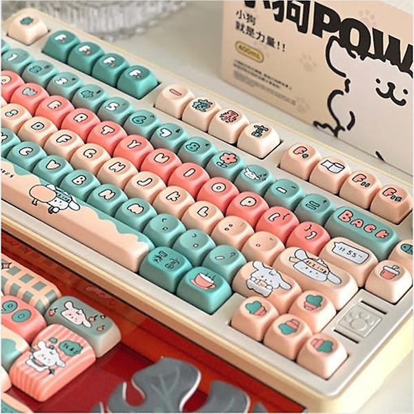  SPM Soulcat 고함량 PBT 염료승화 영문 키캡 141키 커스텀키보드 교체용 (워킹퍼피)