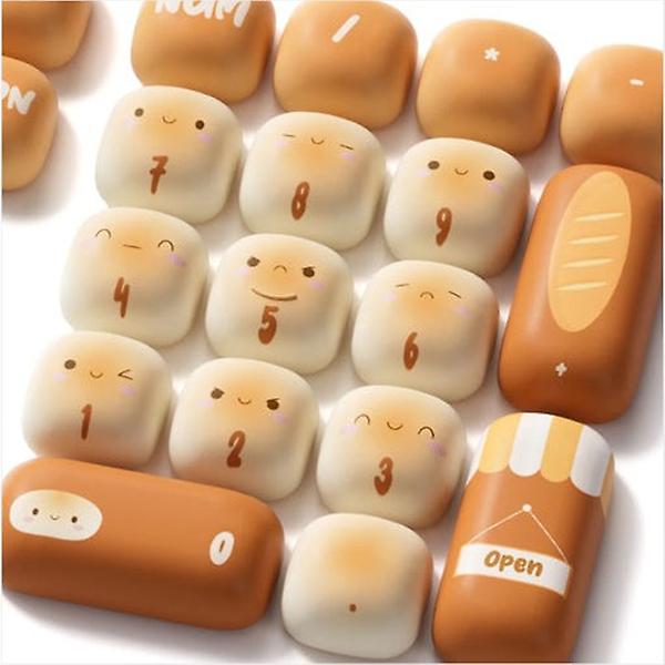  SPM AKKO Bun Wonderland 식빵 키캡 세트 138키 커스텀키보드 교체용