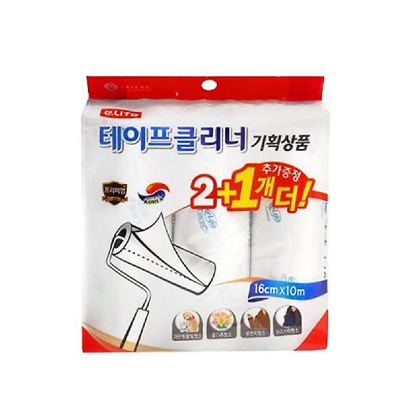  롯데 이라이프 테이프클리너 리필 청소용 2+1