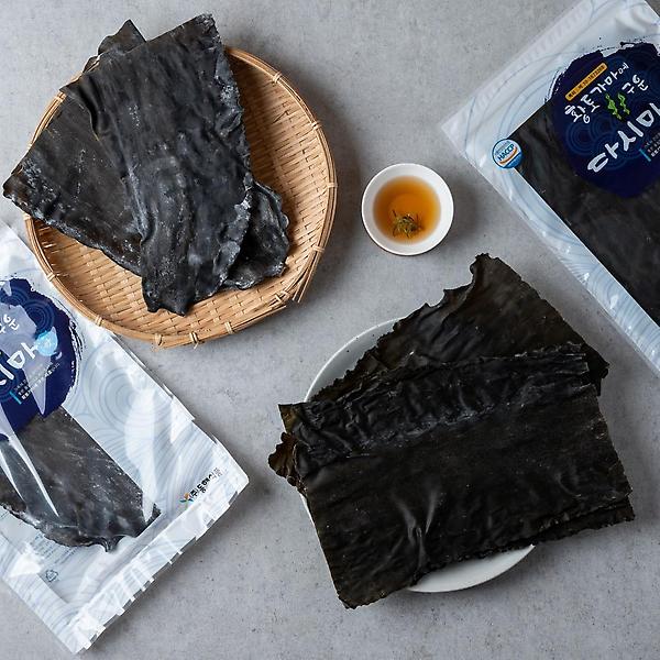  황토가마에 구운 뿌리다시마 (500g)