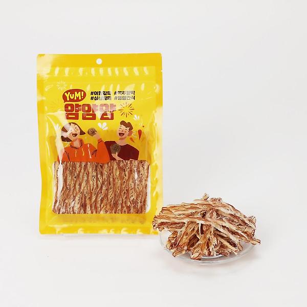  황토가마에 구운 맥반석 오징어 구이 100g 몸통오징어