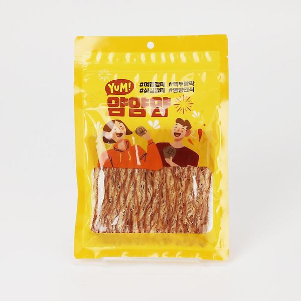  황토가마에 구운 맥반석 오징어 구이 100g 몸통오징어
