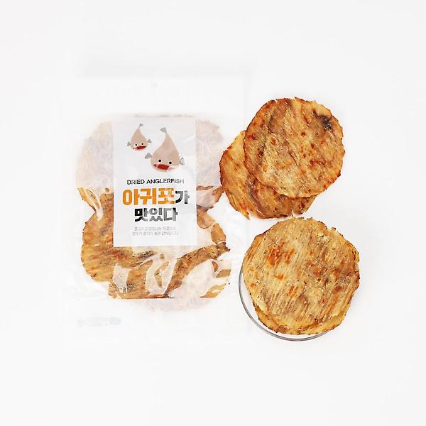  황토가마에 구운 아귀포 (500g) 국내가공 순살 아귀채