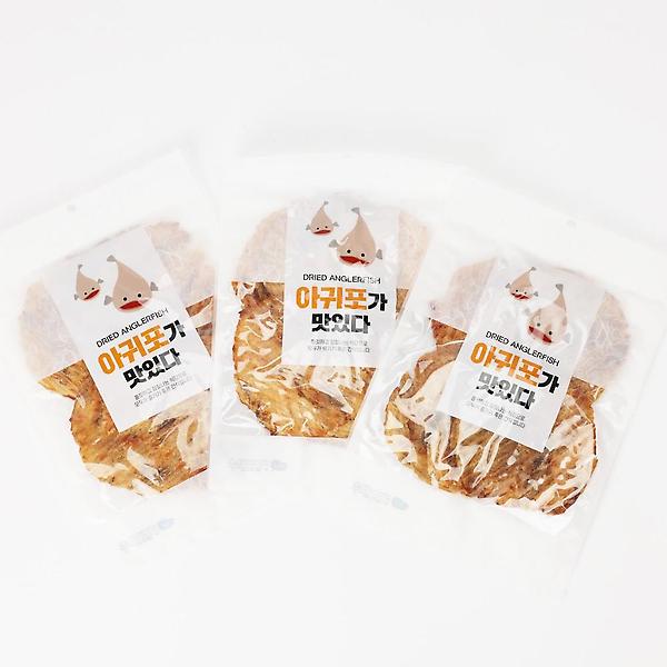  황토가마에 구운 아귀포 (500g) 국내가공 순살 아귀채
