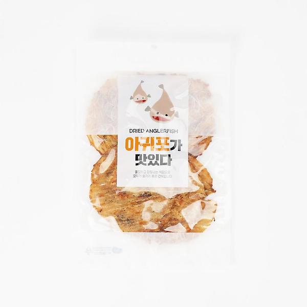  황토가마에 구운 아귀포 (500g) 국내가공 순살 아귀채