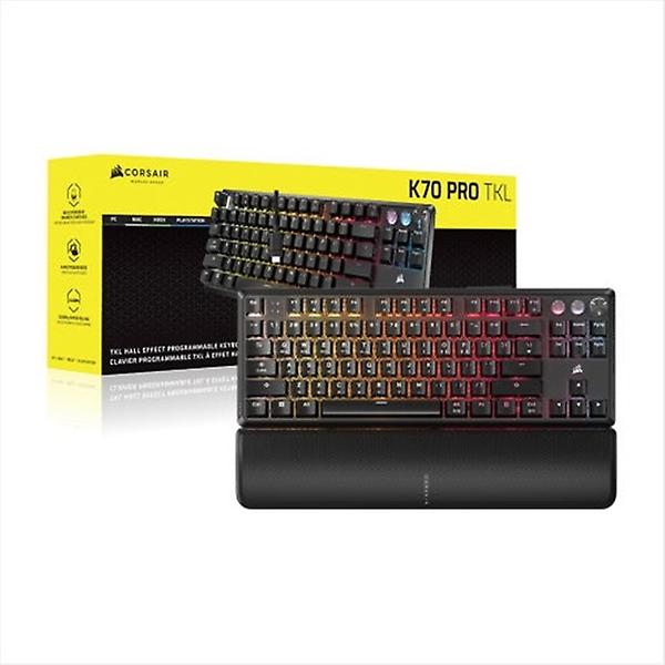  커세어 K70 PRO TKL MGX 래피드트리거 게이밍 기계식 키보드 블랙