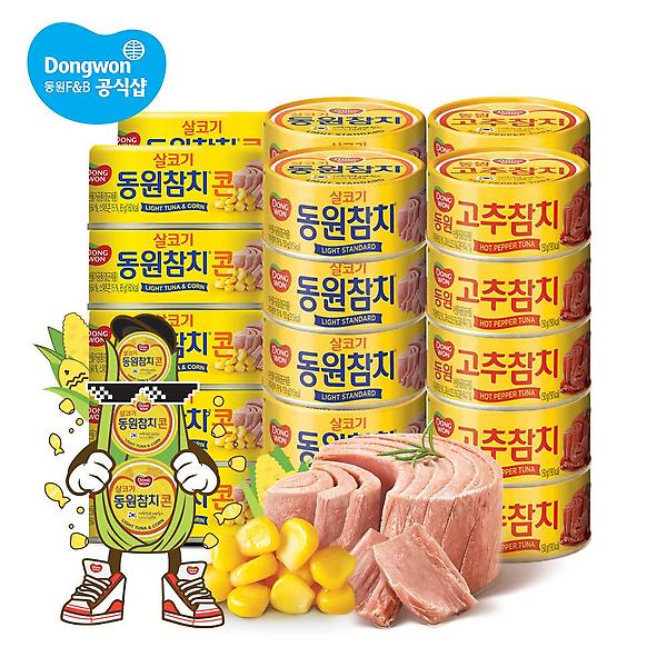  [동원] 라이트스탠다드 85gx12캔 (고추/콘)