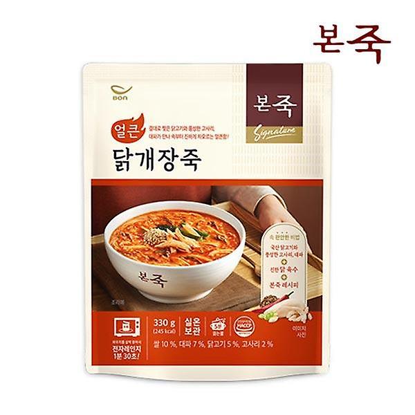  [본죽] 얼큰 닭개장죽(파우치) 330g×5입