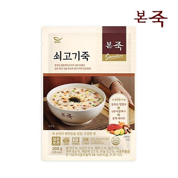  [본죽] 쇠고기죽(파우치) 200g×5입
