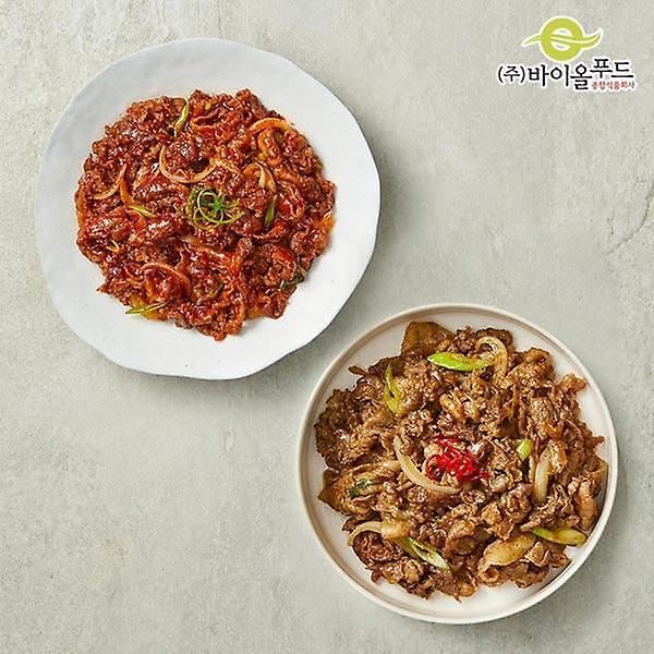  [THE진한] 72시간숙성! 간장불백 300g×2팩+양념불백 300g×2팩