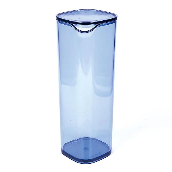  PC 사각물병 1000ml 대 블루 카페 업소용 주방 물피쳐