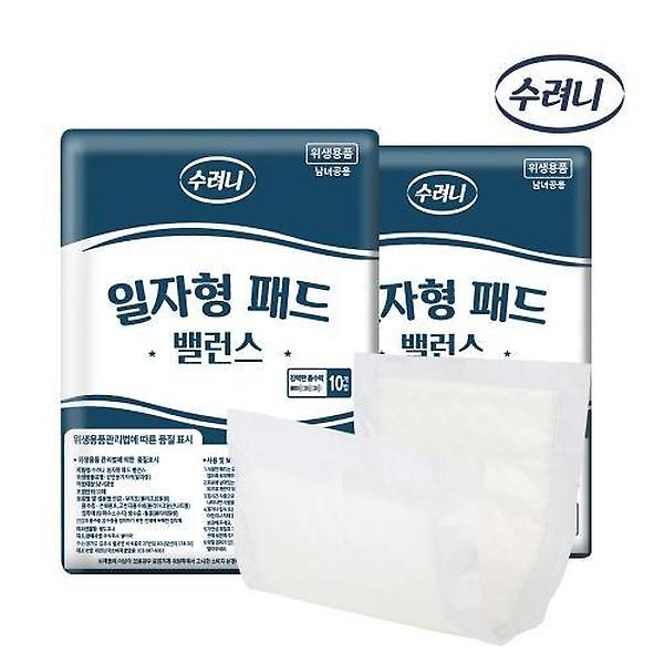  수려니 밸런스 일자형 패드 속기저귀 360매 성인용 요실금 기저귀