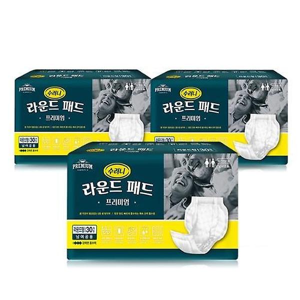  수려니 라운드패드 프리미엄 속기저귀 240매 요실금 성인용