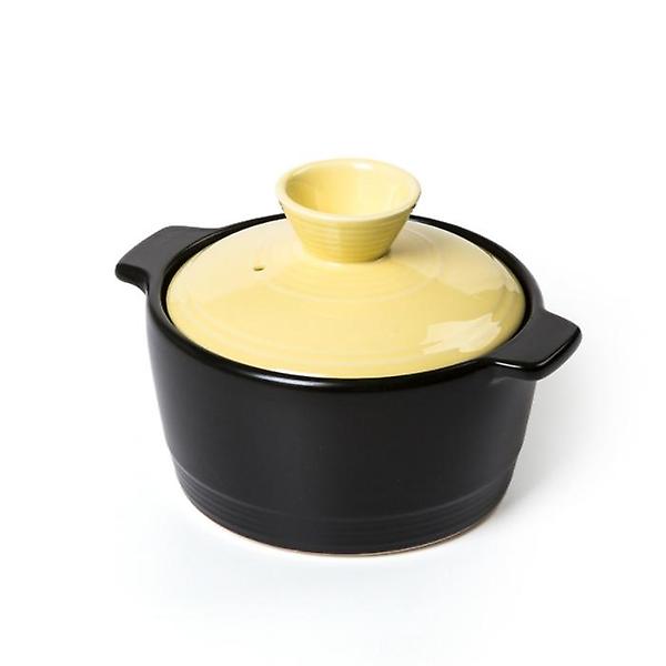  오븐락 뚝배기 4칼라 내열뚝배기 도자기찜기 옐로우