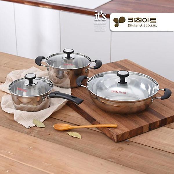  키친아트 아티스트 3종 냄비세트 (EL1428)