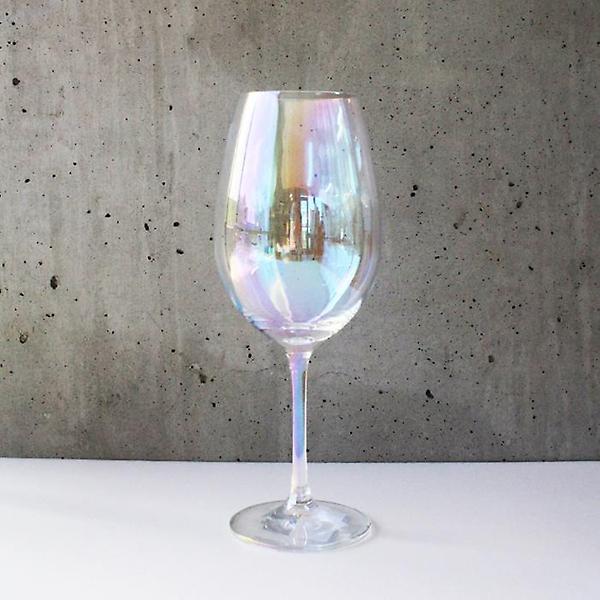  레인보우 오로라 내열글라스 와인잔 350ml(2P)