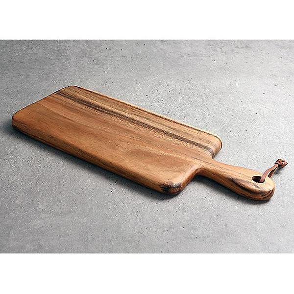  아카시아 원목 플레이트 사각 손잡이도마 대 (EL1509)