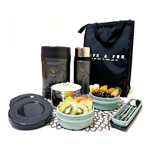  아폴로 트윈 보온 도시락 2400ml (EL1558)