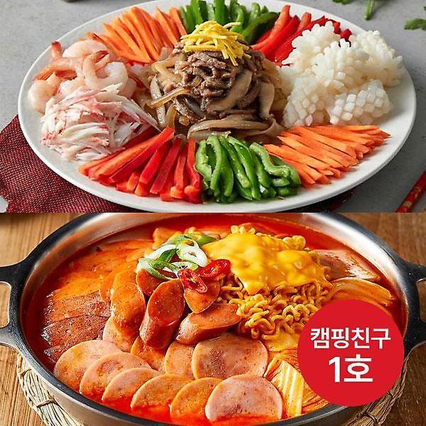  [마이셰프] 캠핑친구 간편밀키트 1호 (놀부부대찌개/양장피)