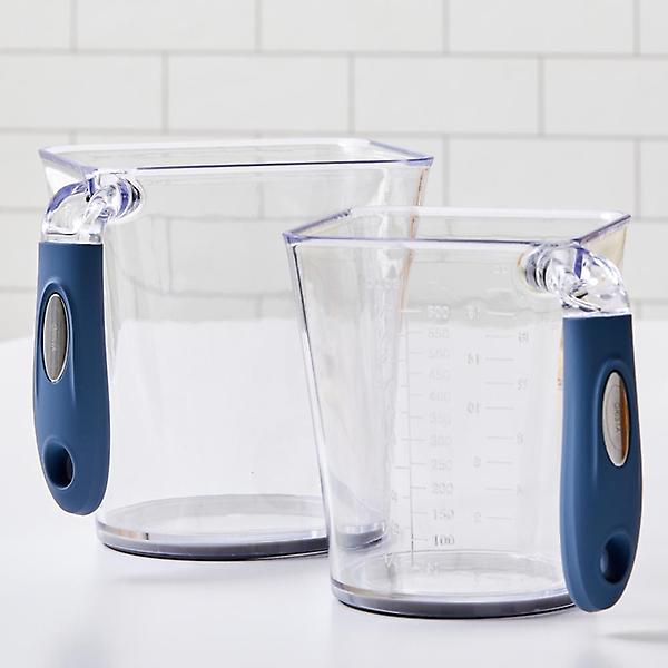  오리스타 쿠킹 계량컵 1,000ml 주방 업소용 손잡이 투명 믹싱컵