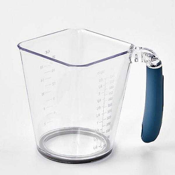  오리스타 쿠킹 계량컵 600ml 주방 업소용 손잡이 투명 믹싱컵