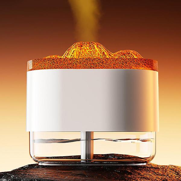  [웰스온] 볼케이노 USB 무드등 가습기 V1 (300ml) (화이트)