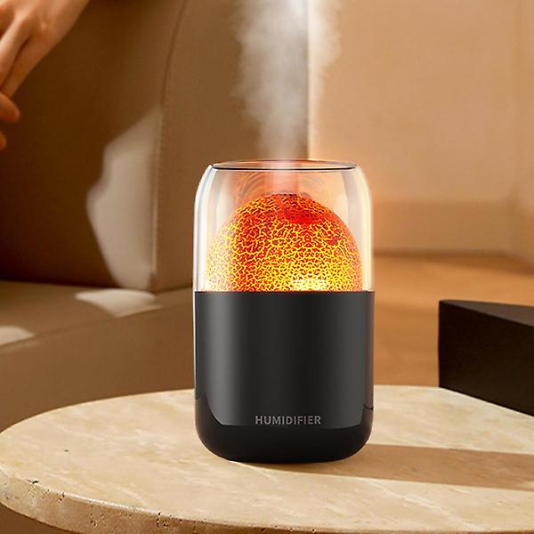  [웰스온] 볼케이노 USB 무드등 가습기 V3 (250ml) (블랙)