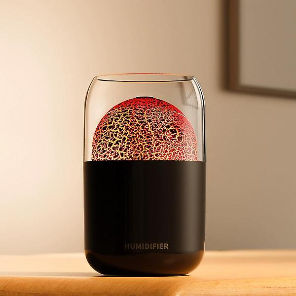  [웰스온] 볼케이노 USB 무드등 가습기 V3 (250ml) (블랙)