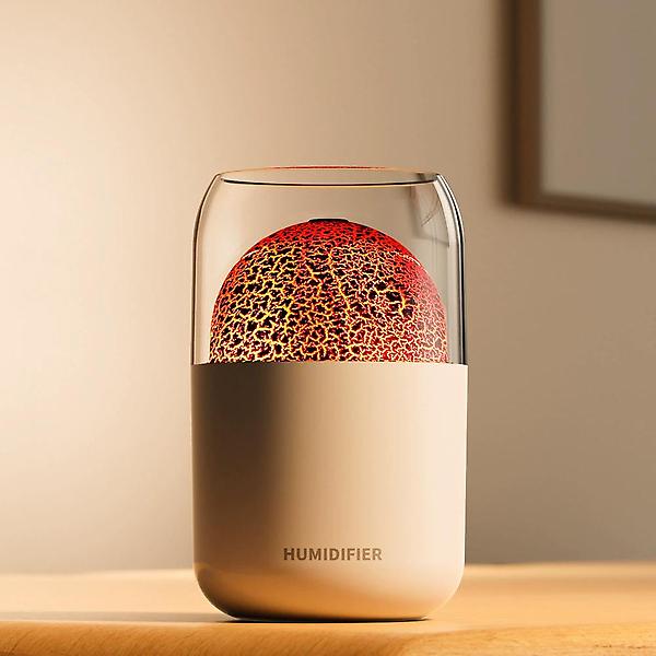  [웰스온] 볼케이노 USB 무드등 가습기 V3 (250ml) (화이트)