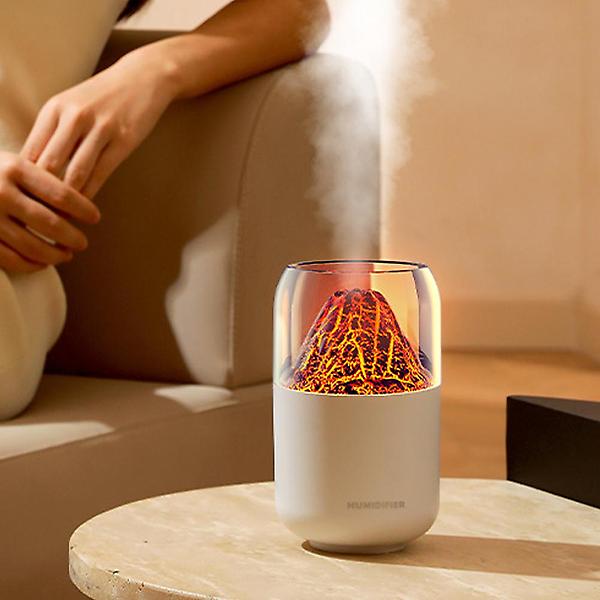  [웰스온] 볼케이노 USB 무드등 가습기 V2 (250ml) (화이트)