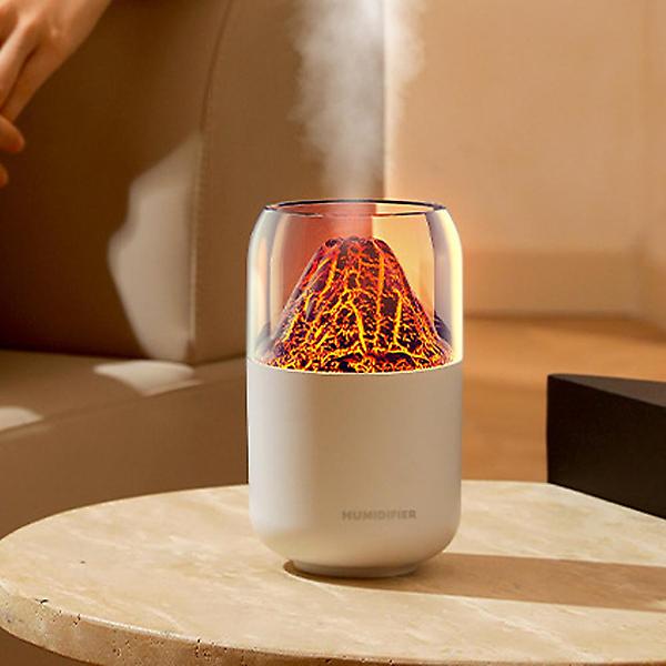  [웰스온] 볼케이노 USB 무드등 가습기 V2 (250ml) (화이트)