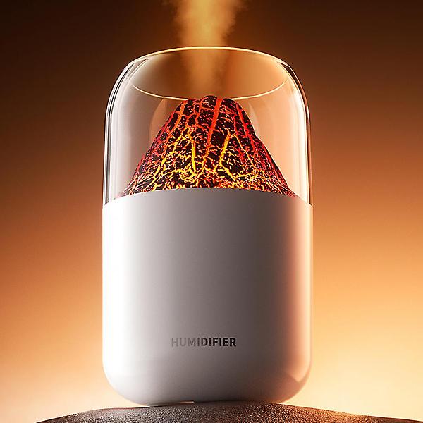  [웰스온] 볼케이노 USB 무드등 가습기 V2 (250ml) (화이트)