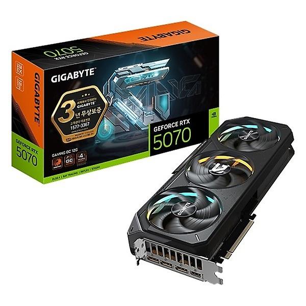  [기가바이트] 지포스 RTX 5070 GAMING OC D7 12GB 제이씨현
