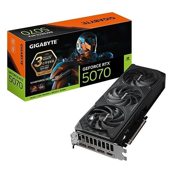  [기가바이트] 지포스 RTX 5070 WINDFORCE OC SFF D7 12GB 제이씨현