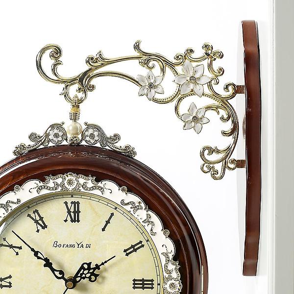  아뜰리에 원목 양면 벽시계/인테리어시계 양면시계