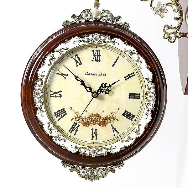  아뜰리에 원목 양면 벽시계/인테리어시계 양면시계