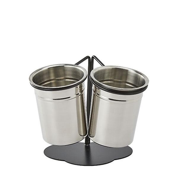  오리스타 BMP 1호 실린더 2구 세트 원형 스텐통 거치형