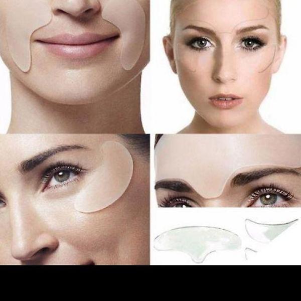  실리콘스티커 링클케어 턱 이마 스킨 패드 얼굴리프팅