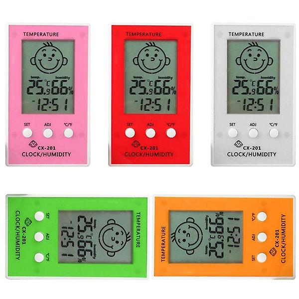  시계 습도계 온도계 측정기 LCD 디지털 실내 실외 DC