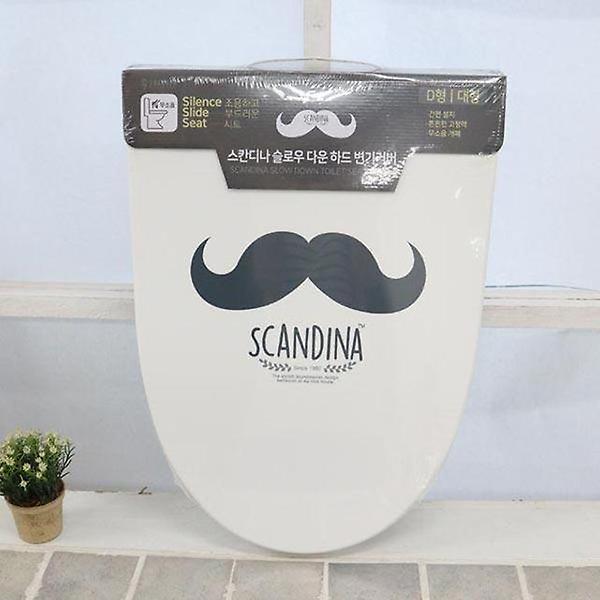  스칸디나 슬로우다운하드 변기커버D형 대형