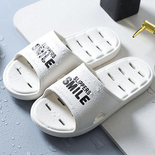  물빠짐 논슬립 화장실 욕실 실내 화 슬리퍼 화이트