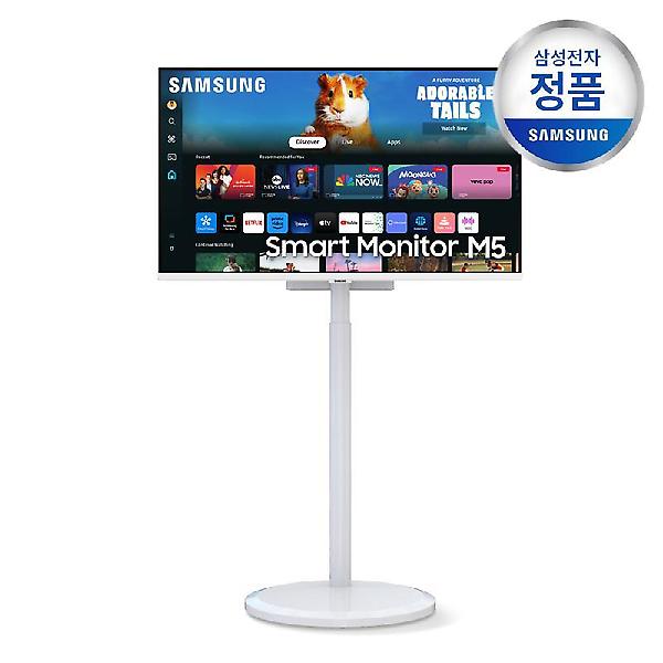  삼성 삼탠바이미 M5 68cm(27) 스마트모니터 S27DM503+높이조절 무빙스탠드 포함