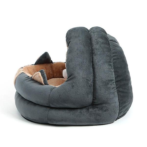  러브펫 고양이 쿠션방석 동굴하우스(50cm) (그레이)