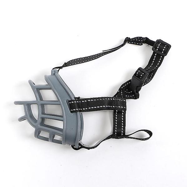  펫티켓 강아지 입마개(3호) (그레이)