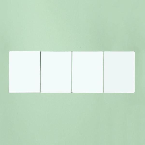  벽에 붙이는 안전 아크릴 거울 4p 30x40cm 부착식거울