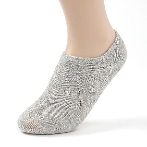  논슬립 남성용 덧신 20켤레(그레이) 페이크삭스